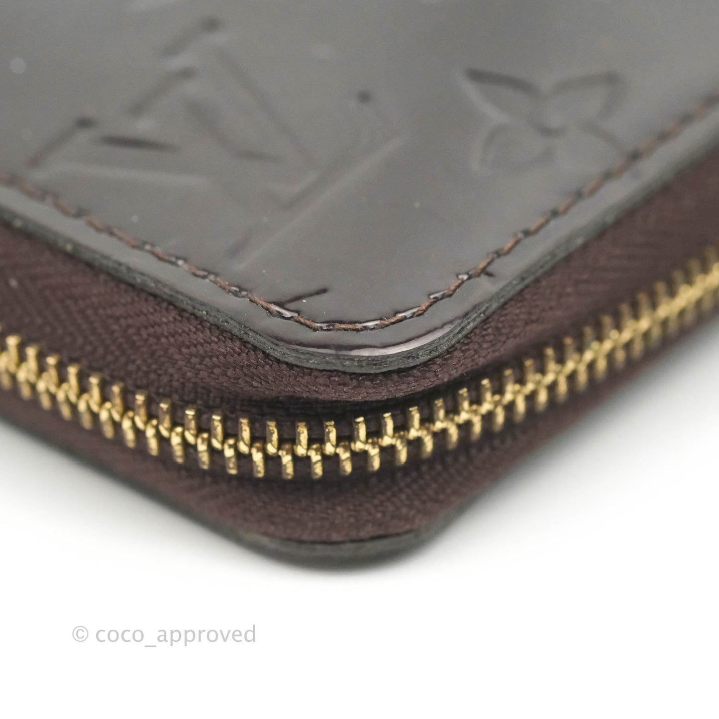 Louis Vuitton Amarante Monogram Vernis Zippy Wallet