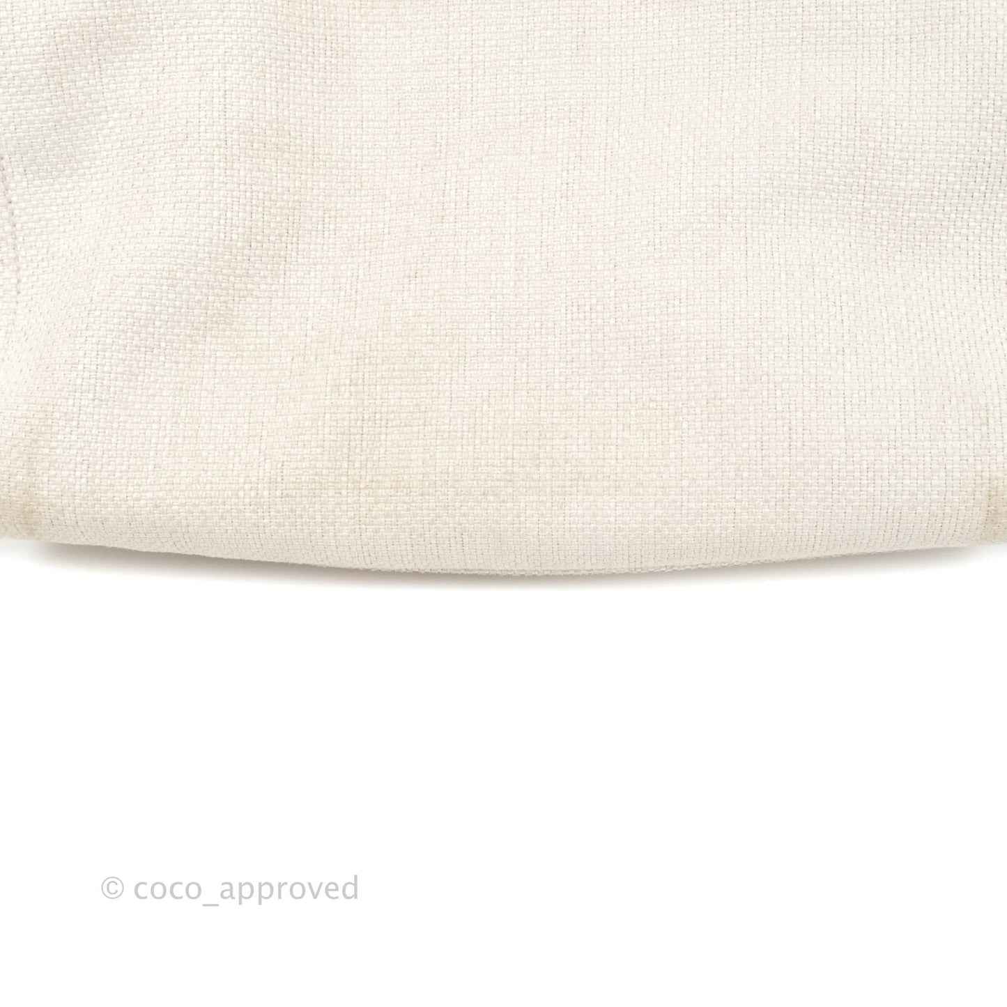 Chanel Large Deauville Pale Pink Canvas Silver Hardware
