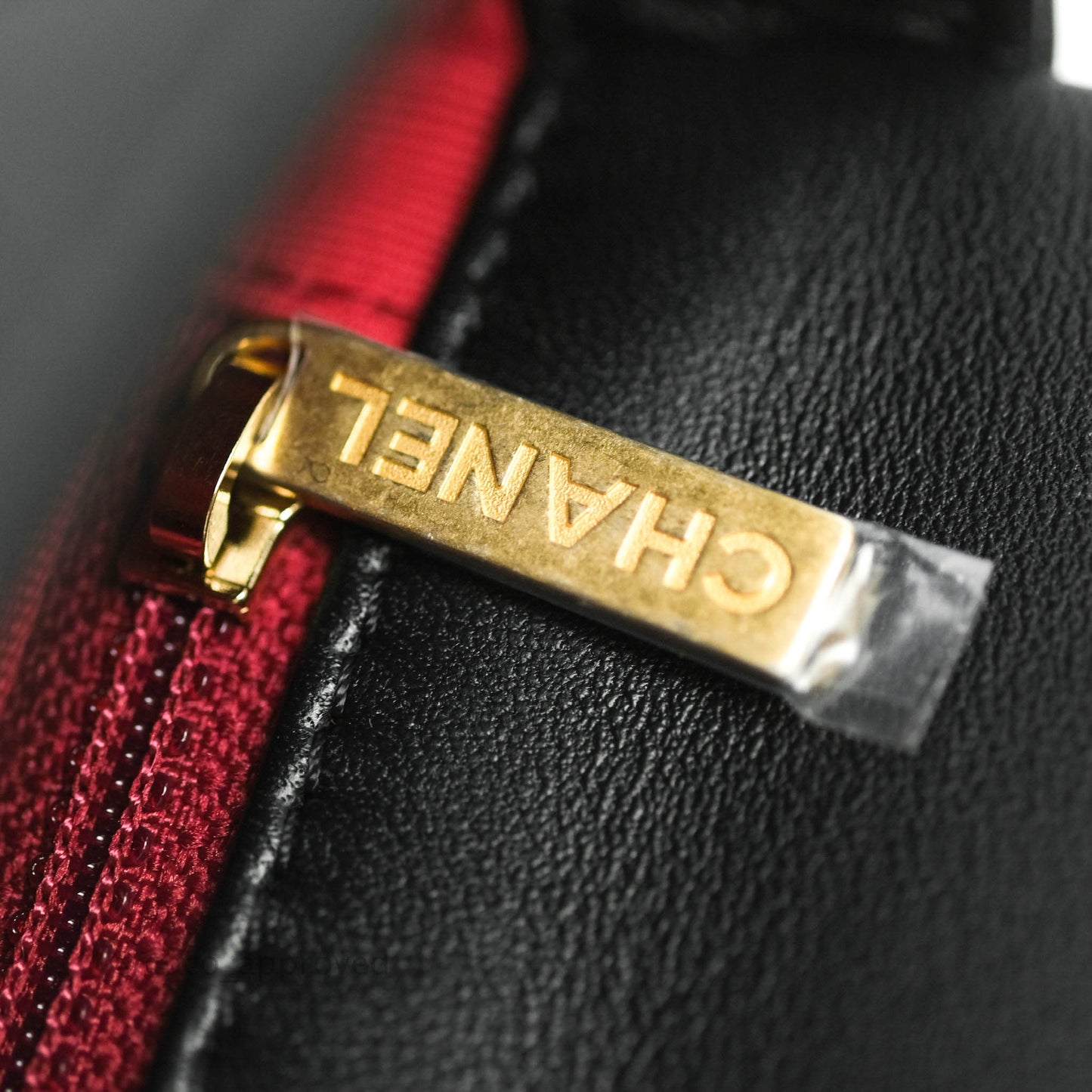 Chanel Quilted My Perfect Mini With Pearl Black Lambskin Gold Hardware