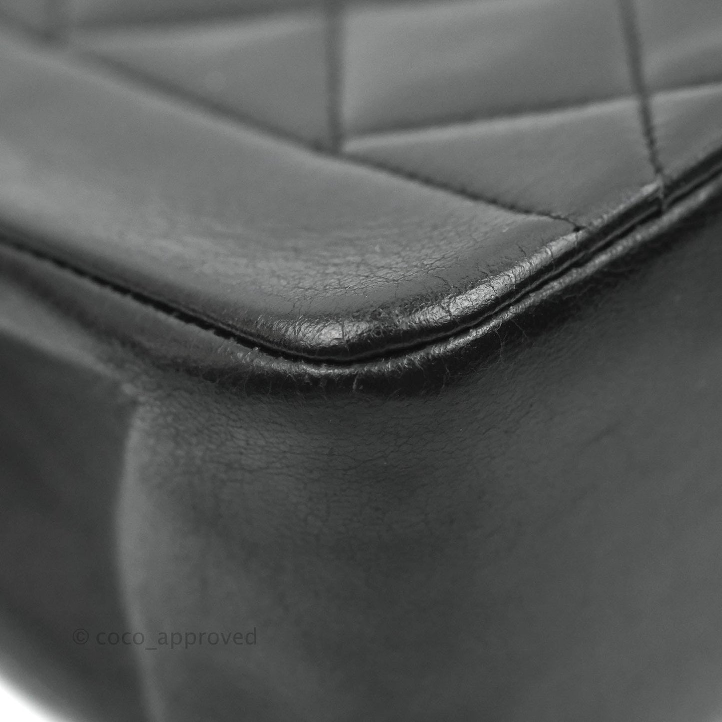 Chanel Black Quilted Lambskin Small Vintage Classic Diana Flap Bag