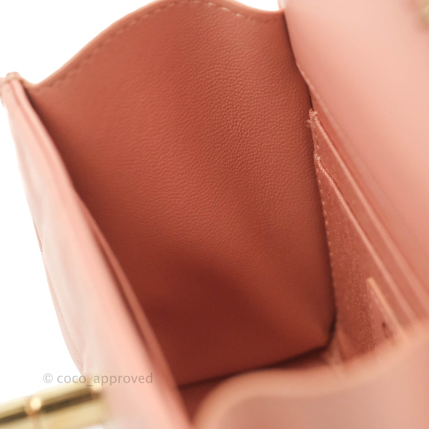 Chanel Mini Quilted Trendy CC Clutch With Chain Pink Lambskin Gold Hardware
