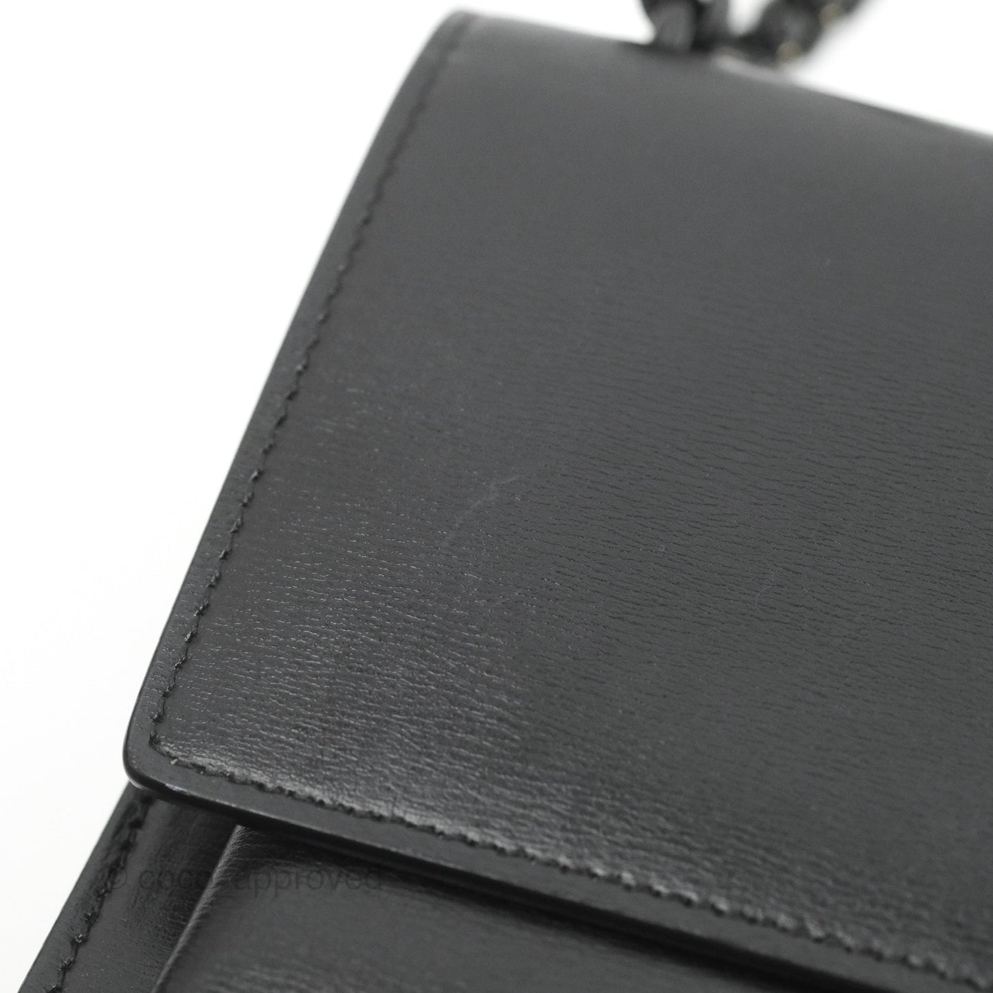 Saint Laurent Sunset Medium So Black Calfskin