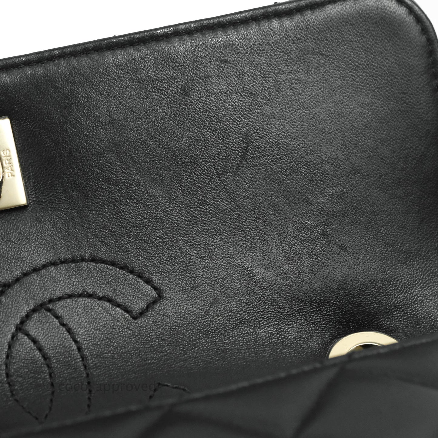 Chanel Trendy CC Flap Bag Black Lambskin Gold Hardware