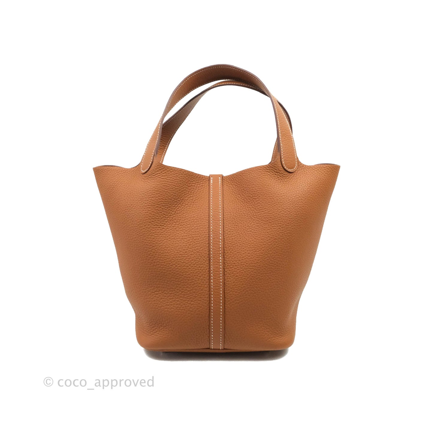 Hermès Picotin 22 Clemence Gold Palladium Hardware