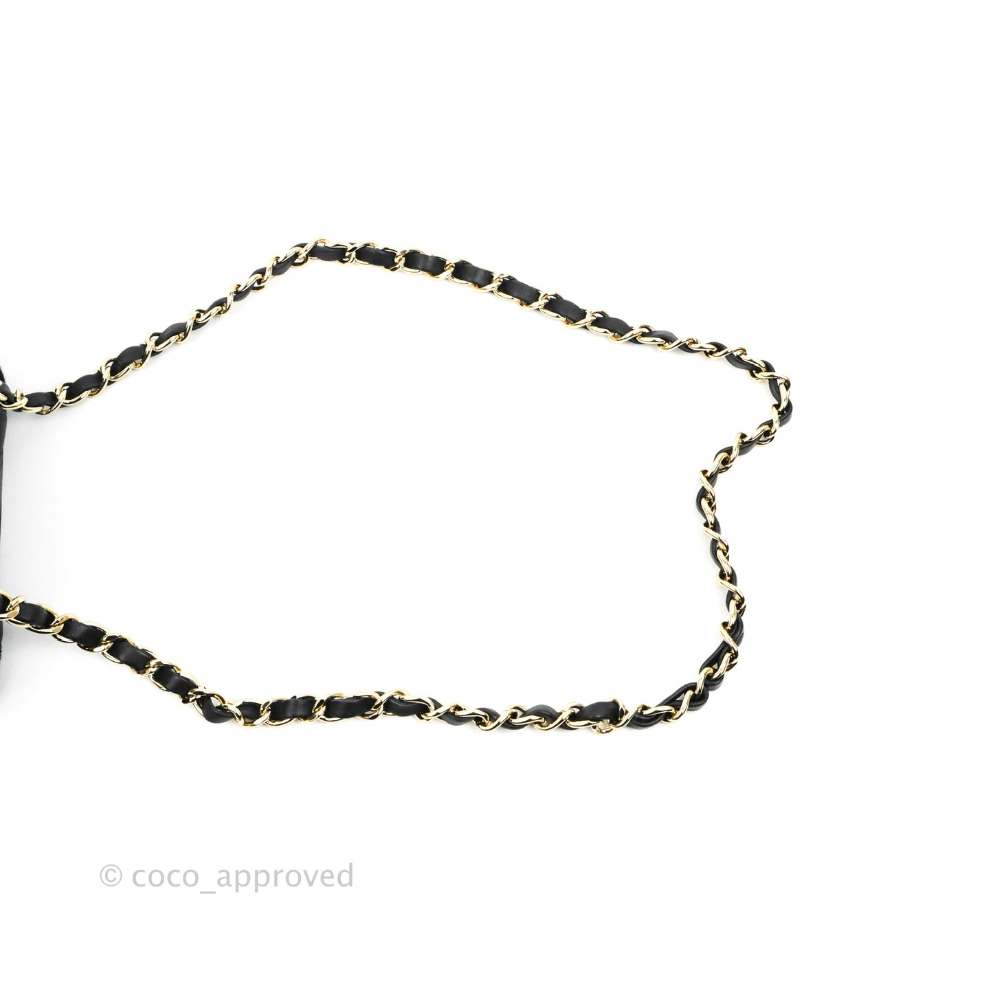 Chanel Vanity with Chain Crochet Black Lambskin Gold Hardware