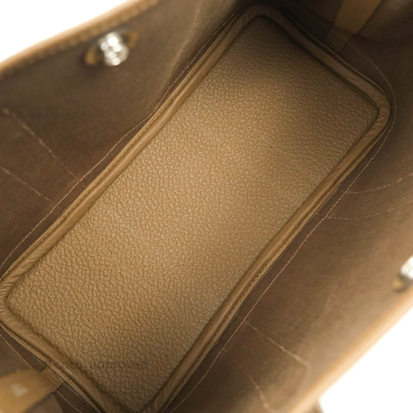 Hermès Garden Party 30 Canvas Brown