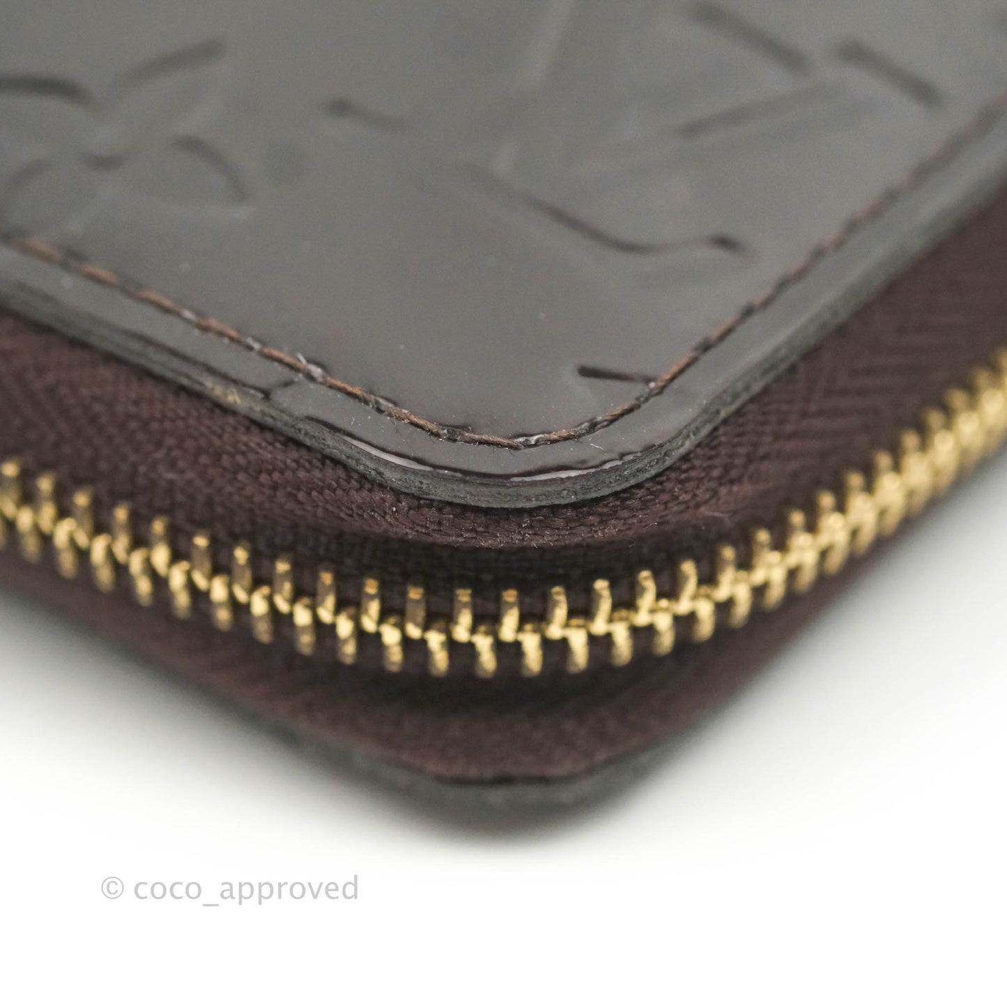 Louis Vuitton Amarante Monogram Vernis Zippy Wallet