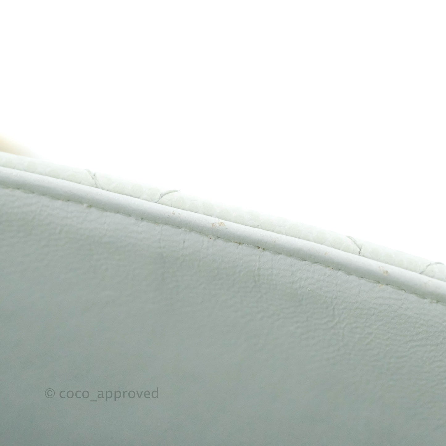 Chanel Quilted Vintage Mini Square Flap Light Blue Caviar 24K Gold Hardware