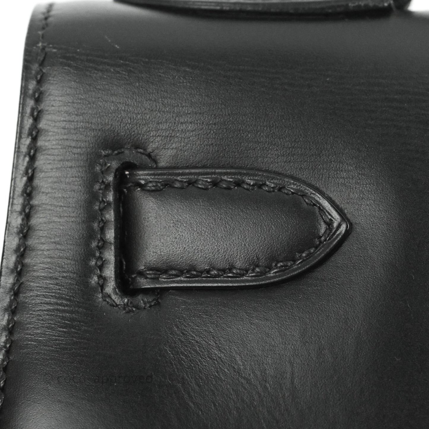 Hermès Kelly 28 Vintage Sellier Black Box Leather Gold Hardware