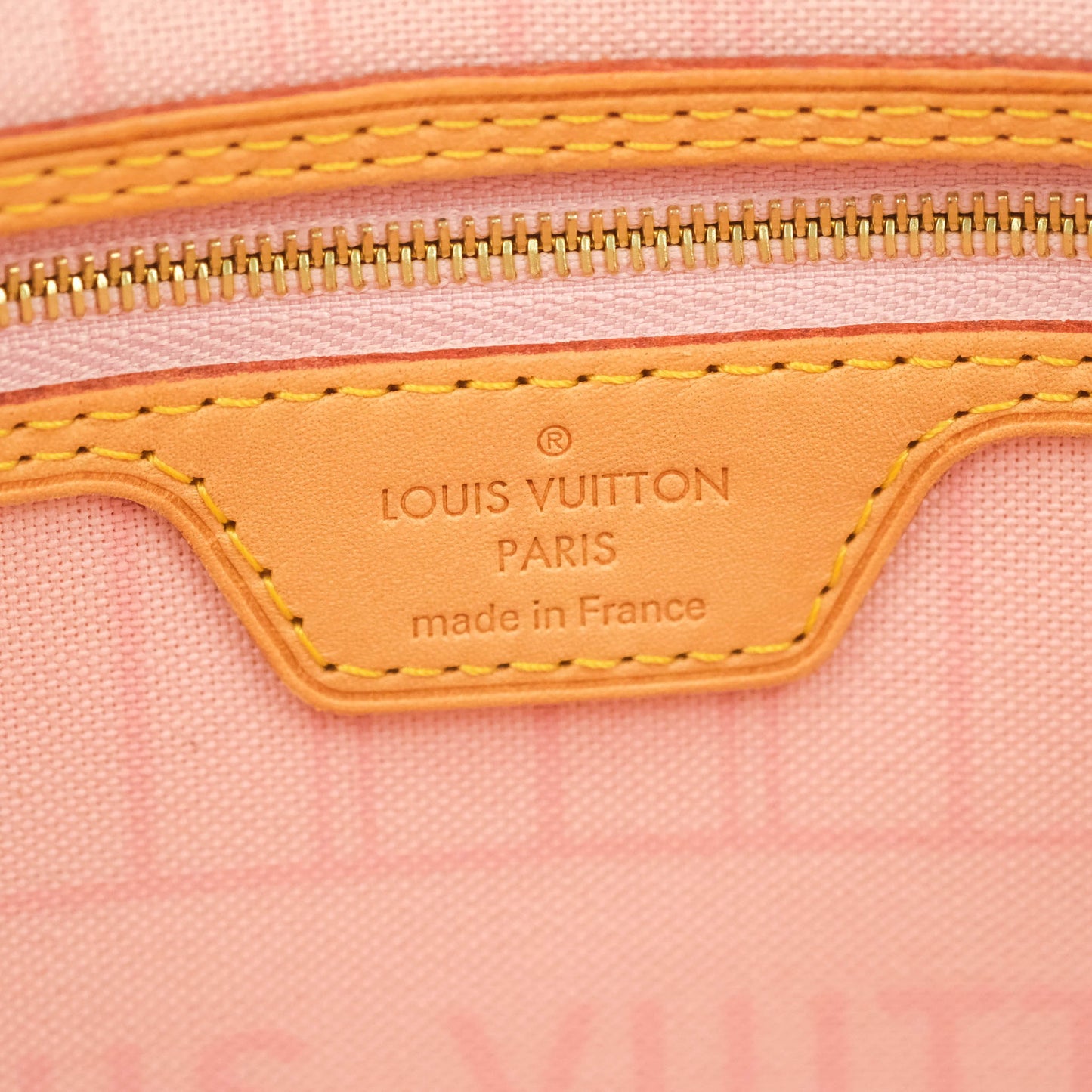 LV Neverfull MM Damier Azur Canvas Tote Bag