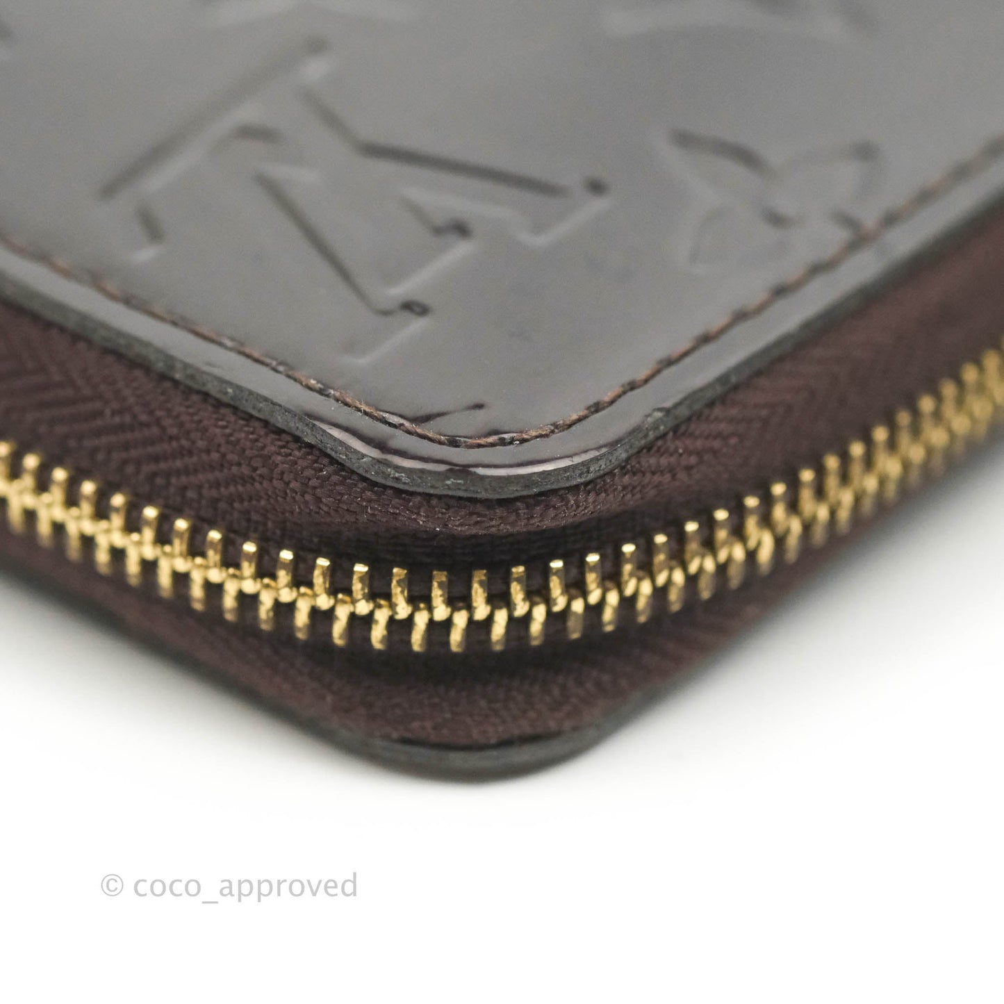 Louis Vuitton Amarante Monogram Vernis Zippy Wallet