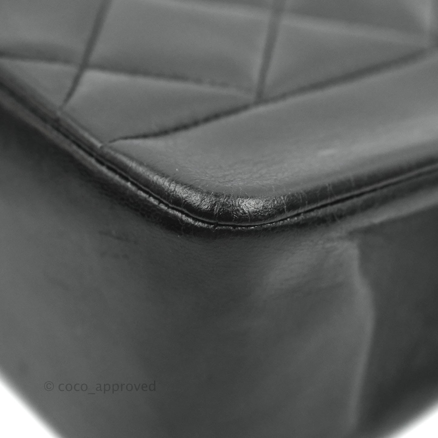 Chanel Black Quilted Lambskin Small Vintage Classic Diana Flap Bag