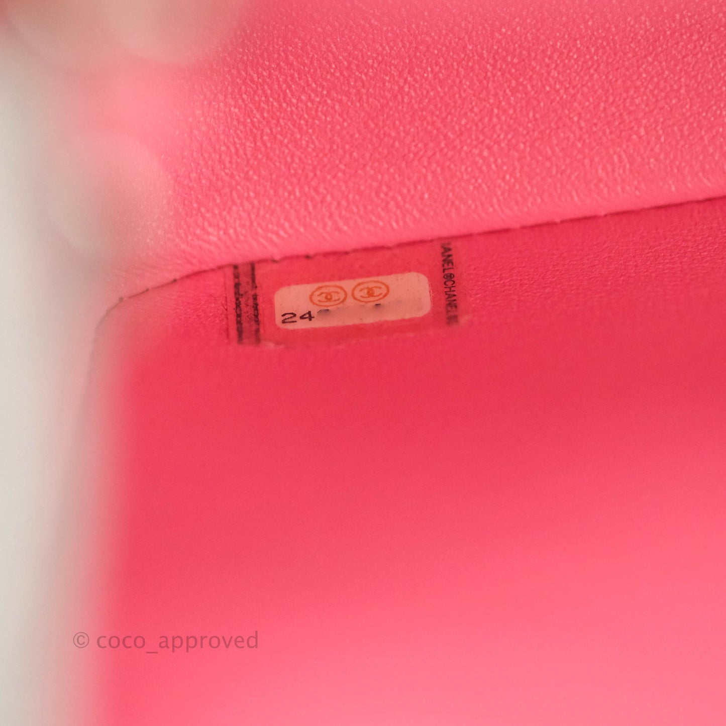 Chanel Quilted Mini Rectangular Python Pink Silver Hardware