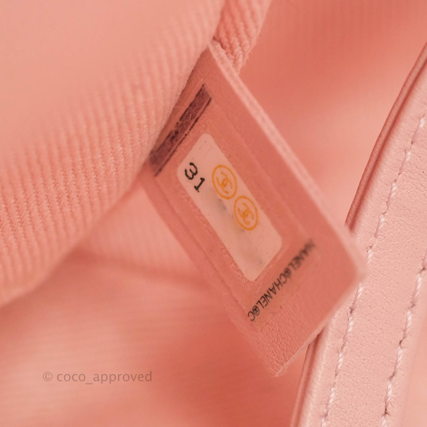 Chanel Large Deauville Pink Tweed Glittering Gold Hardware