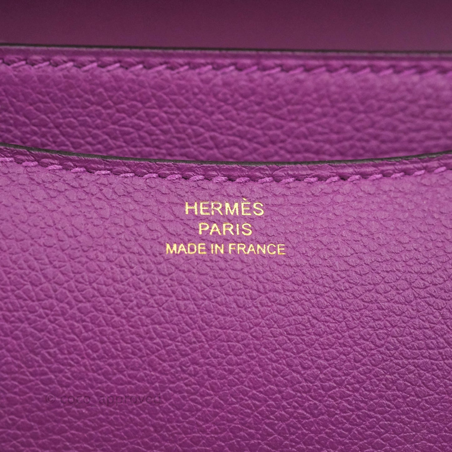Hermès Constance Mini 18cm Evercolor Anemone Gold Hardware