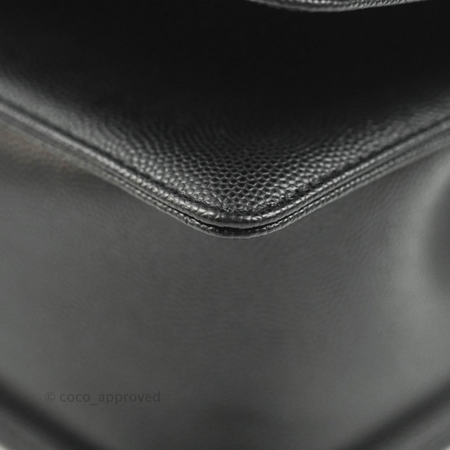 Chanel Chevron Medium Boy Black Caviar Gold Hardware