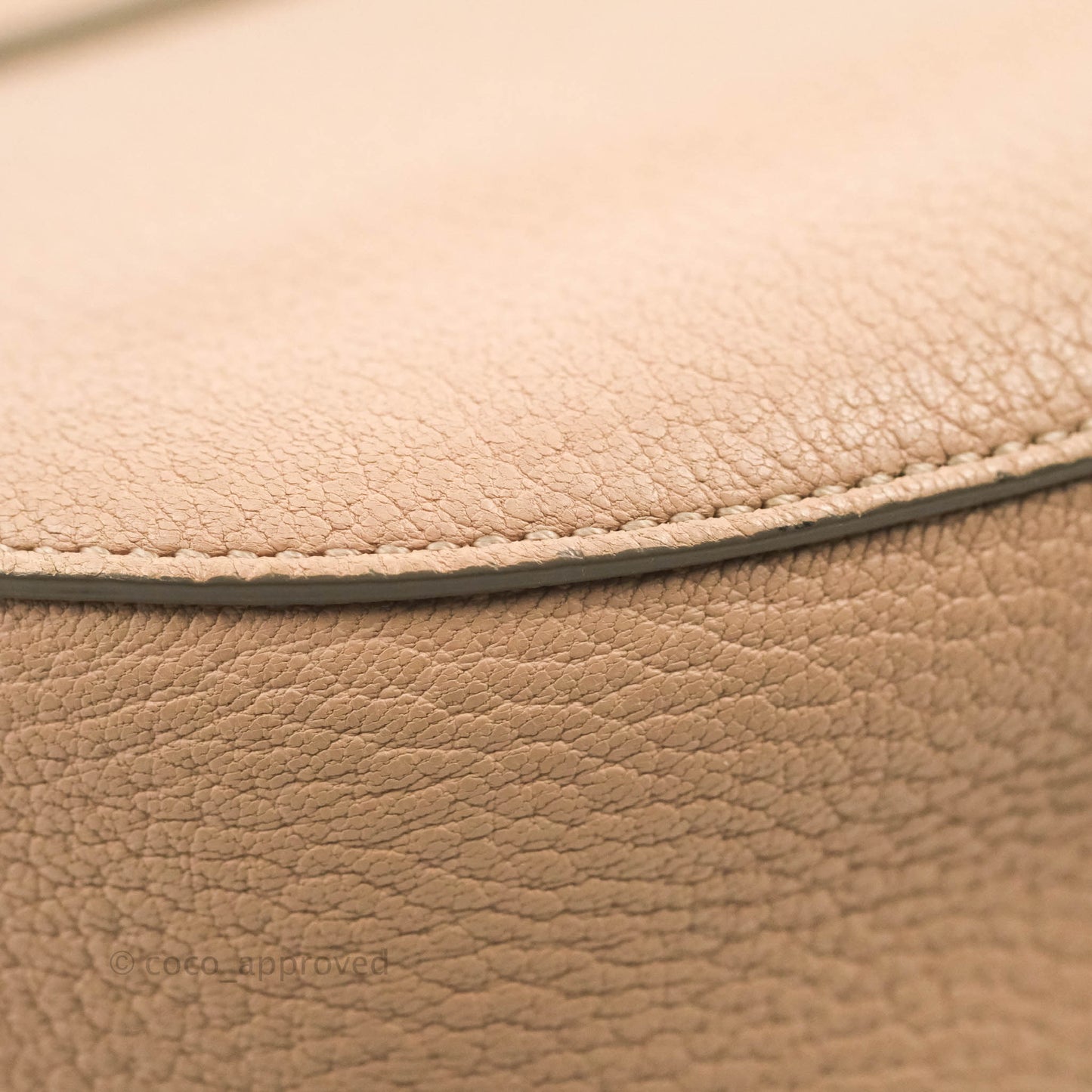 Chloe Drew Crossbody Bag Pink Grained Leather