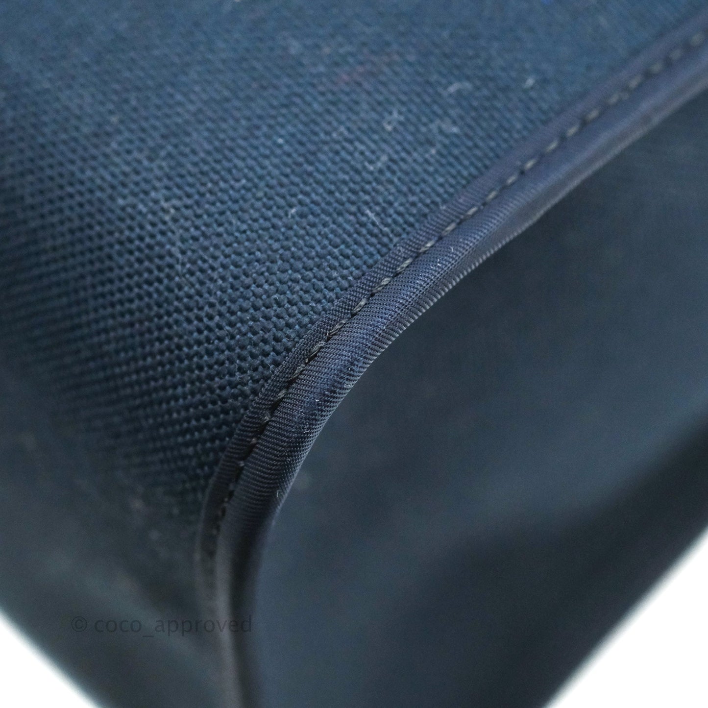 Hermès Herbag Zip 39 Navy Canvas Palladium Hardware