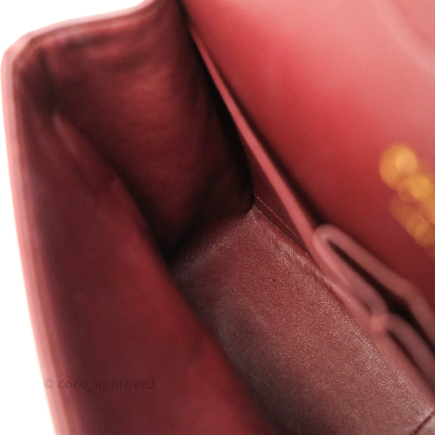 Chanel Jumbo Double Flap Burgundy Lambskin Gold Hardware
