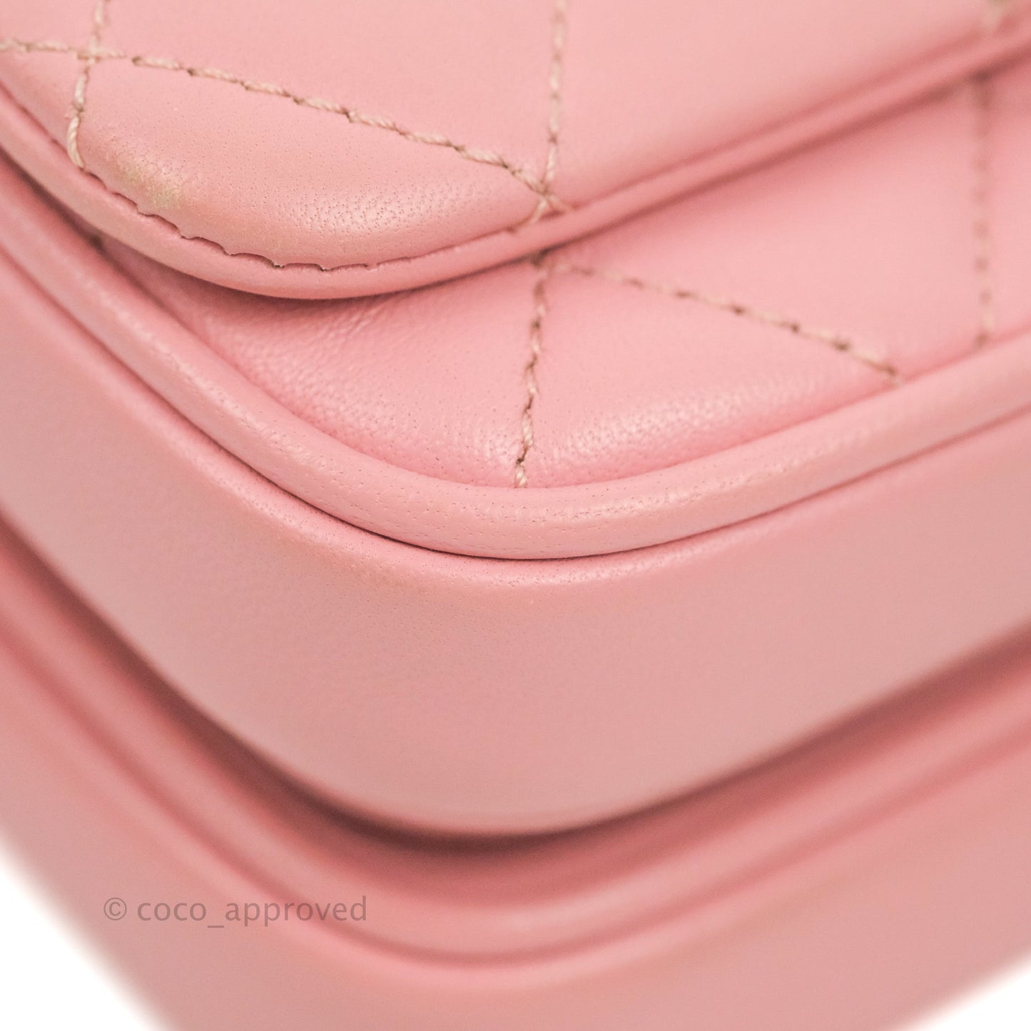 Chanel Citizen Chic Mini Flap Bag Pink Lambskin Gold Hardware