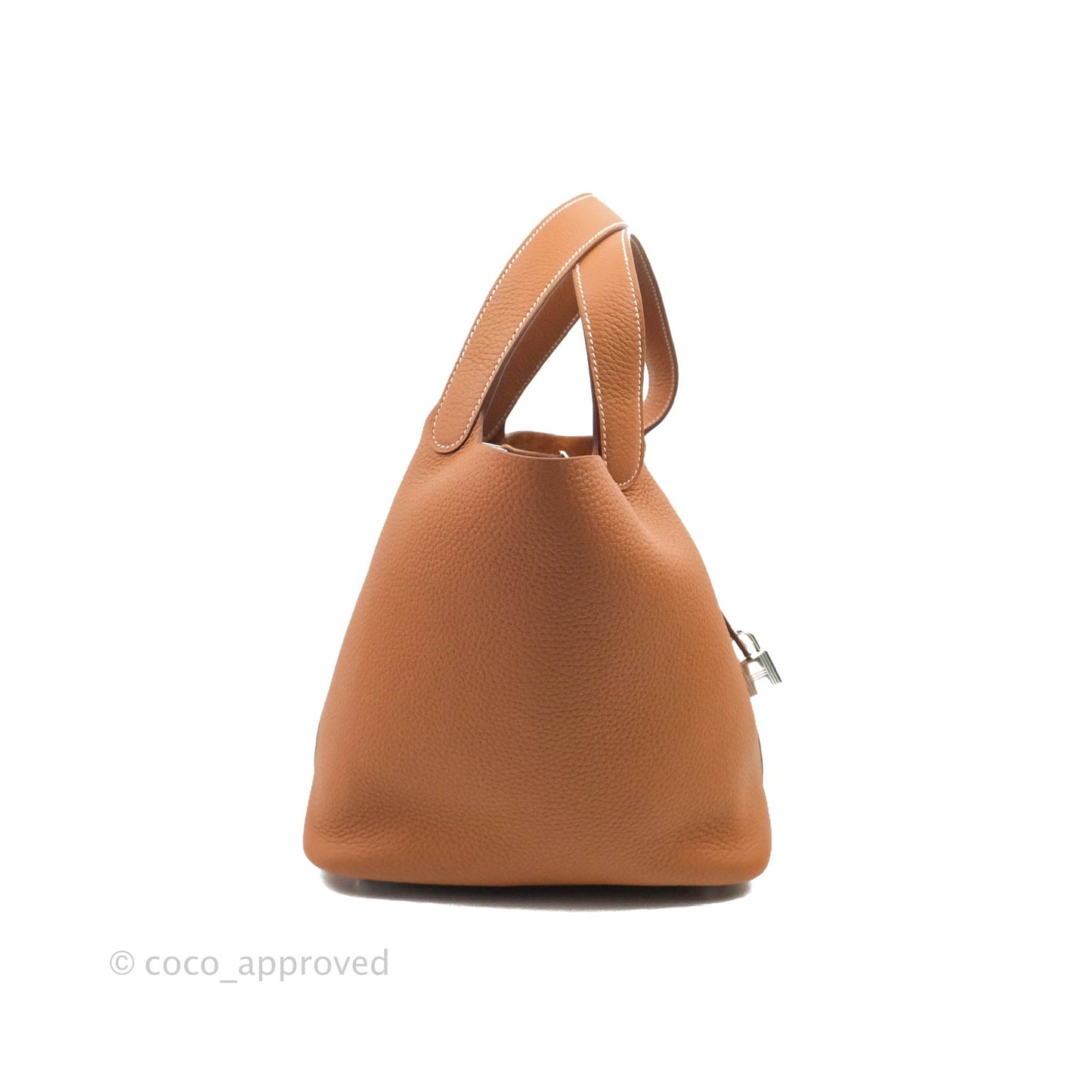 Hermès Picotin 22 Clemence Gold Palladium Hardware