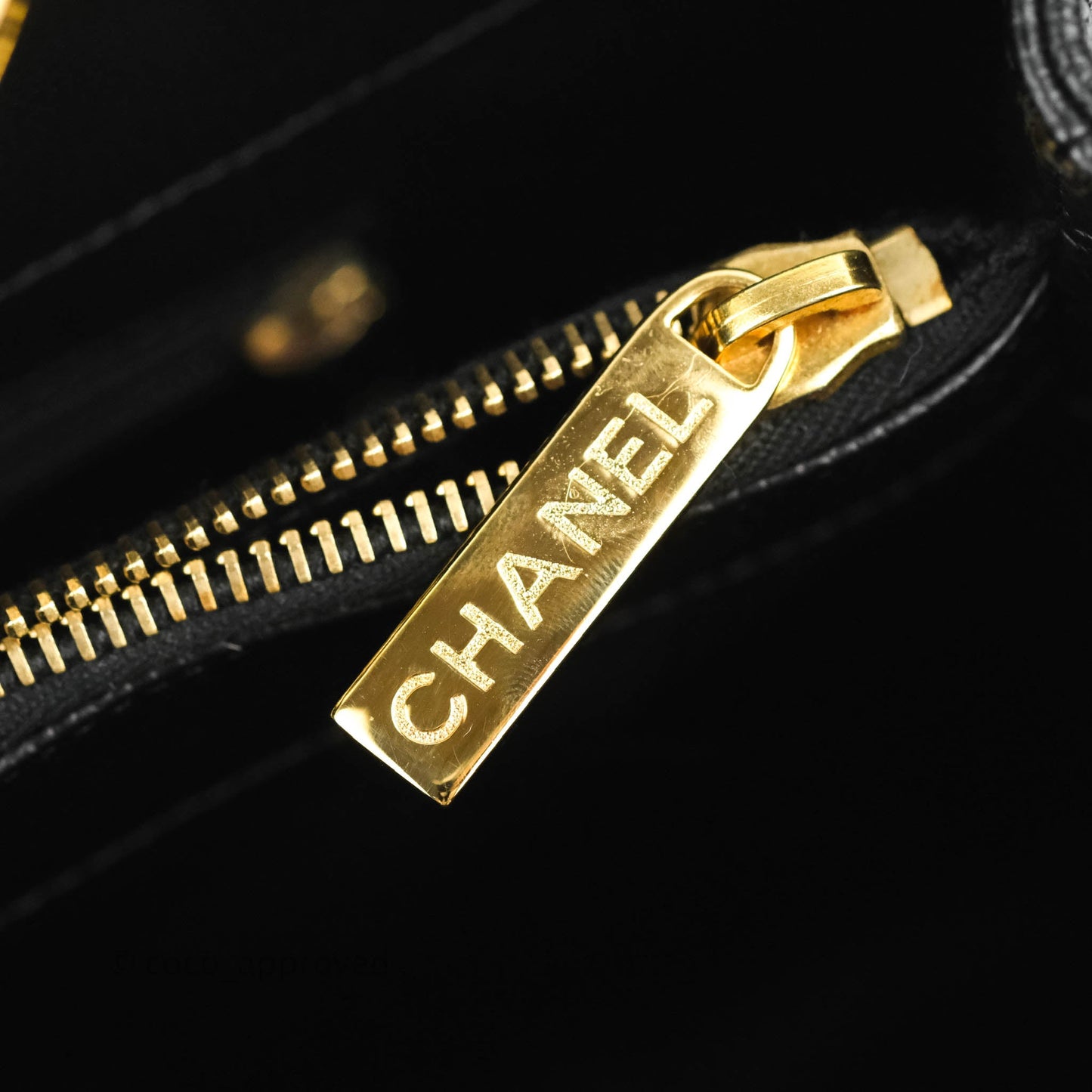 Chanel XL GST Black Caviar Gold Hardware