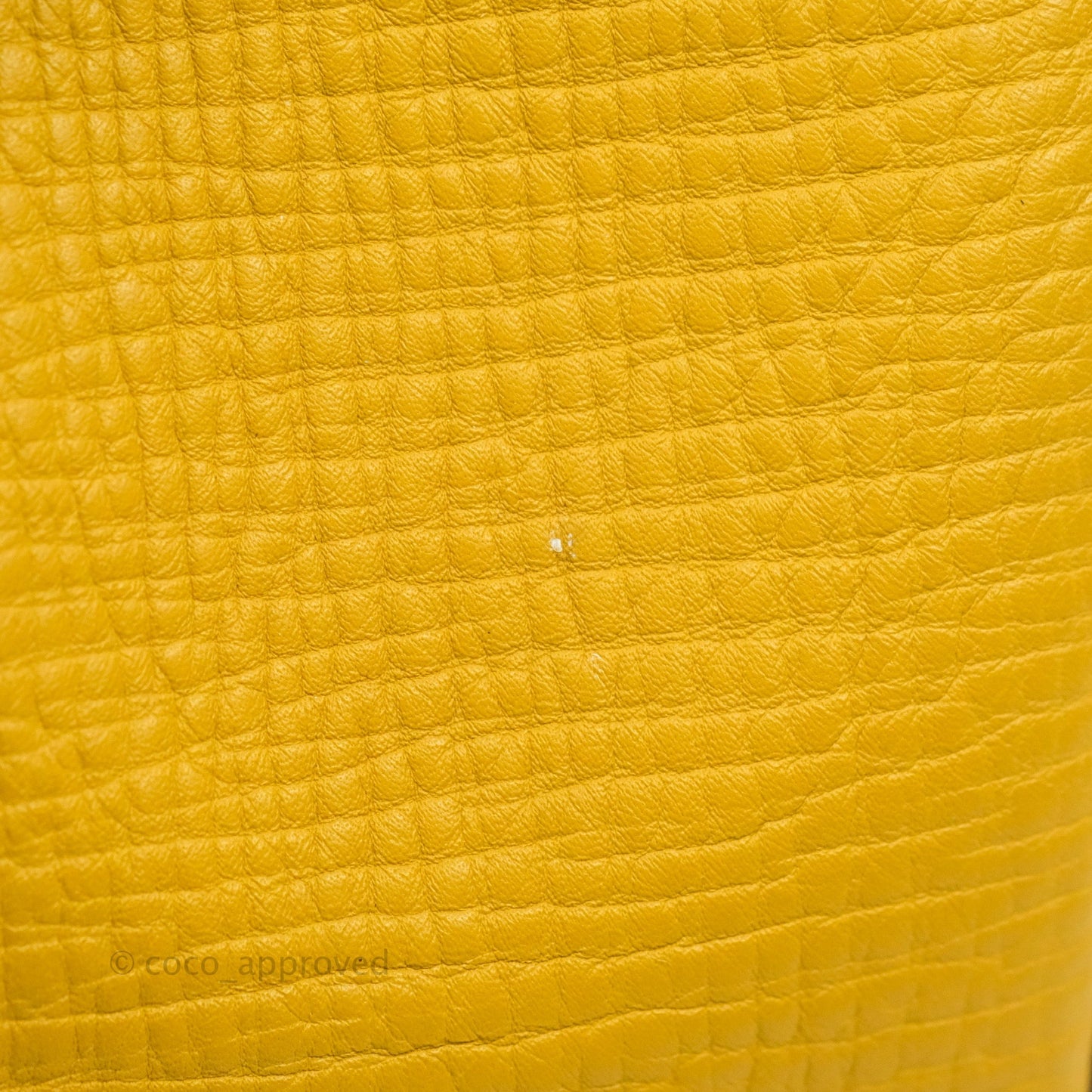 Bottega Veneta Palmellato Rounded Belt Bag Calfskin Yellow