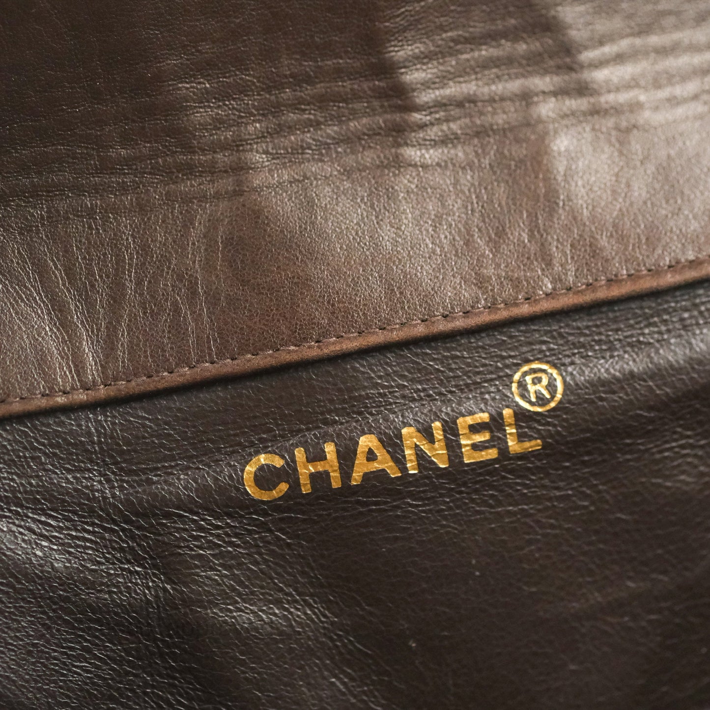 Chanel Vintage CC Duma Backpack Brown Lambskin 24K Gold Hardware