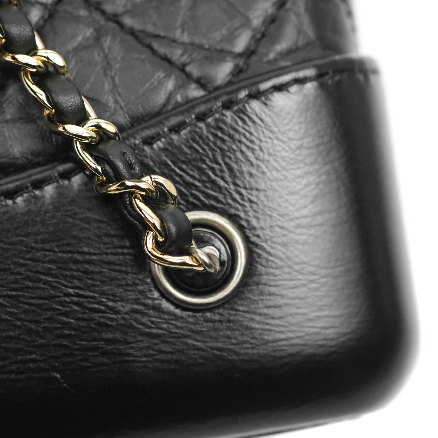 Chanel Small Gabrielle Backpack Black Aged Calfskin