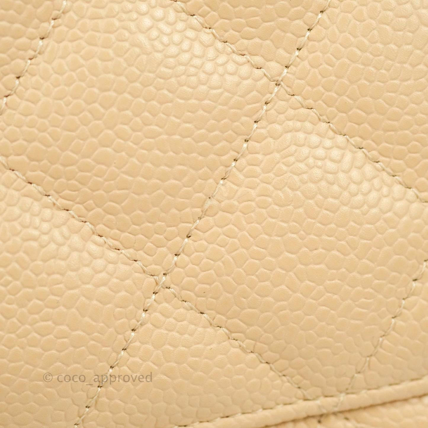 Chanel Jumbo Double Flap Beige Caviar Silver Hardware⁣⁣