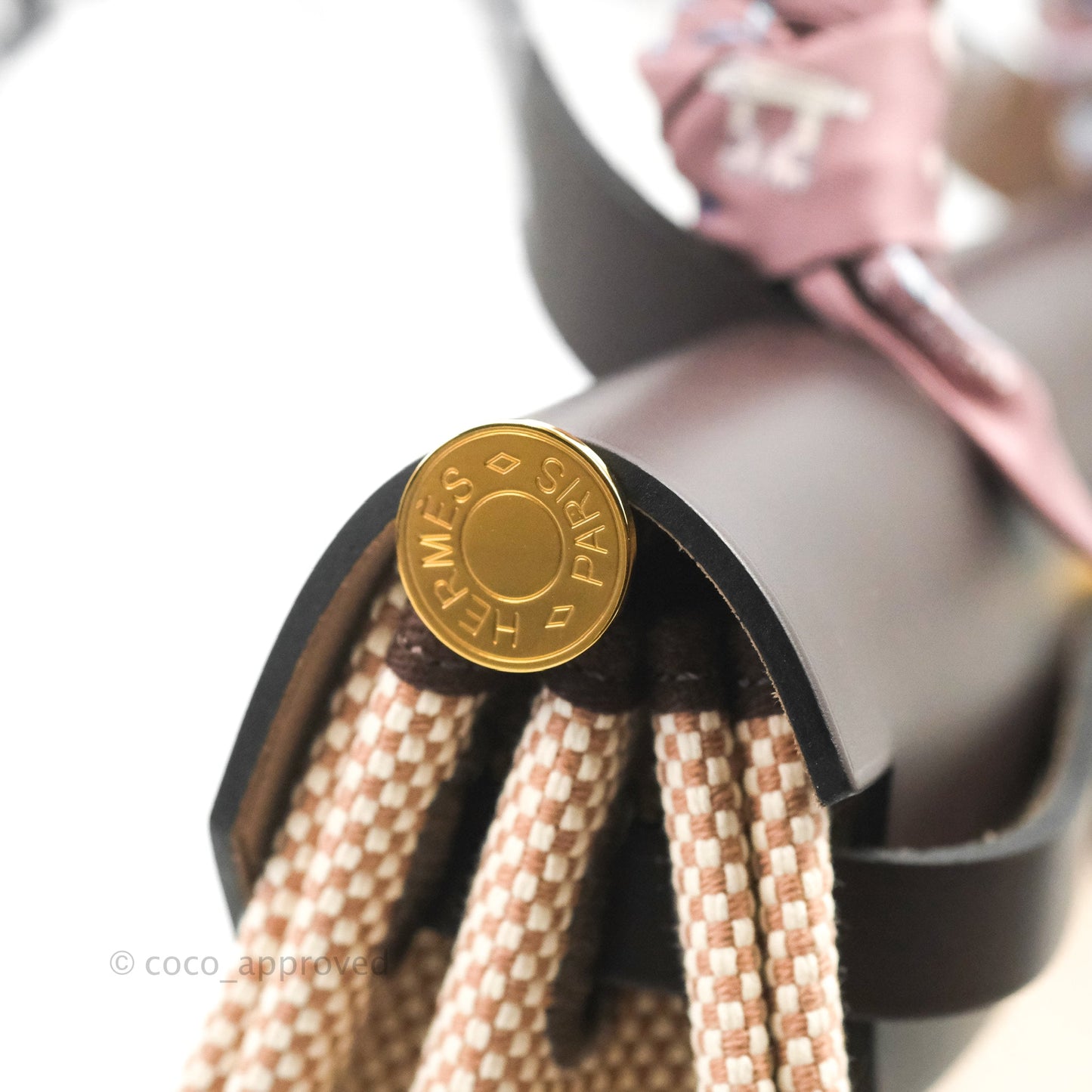 Hermès Herbag Zip 31 Hunter Cowskin/ Viking Criss Gold Hardware