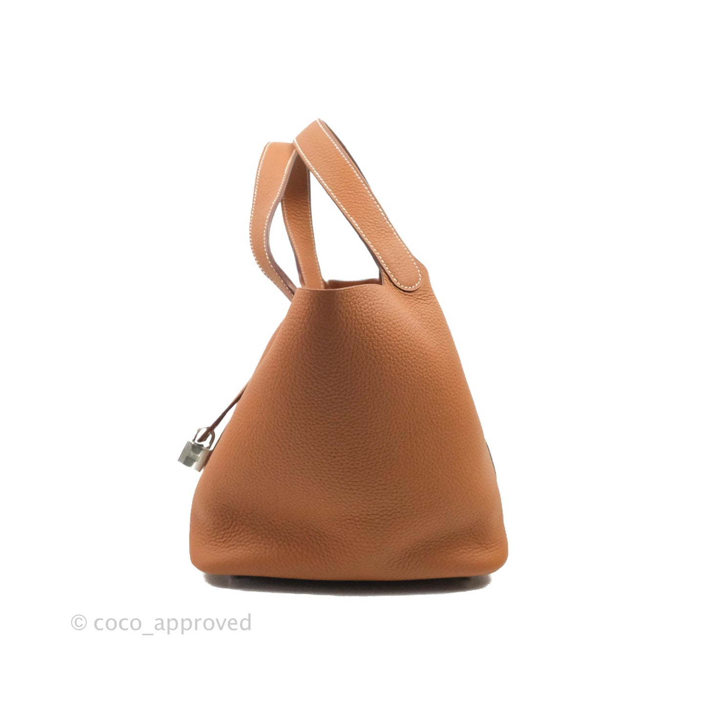 Hermès Picotin 22 Clemence Gold Palladium Hardware