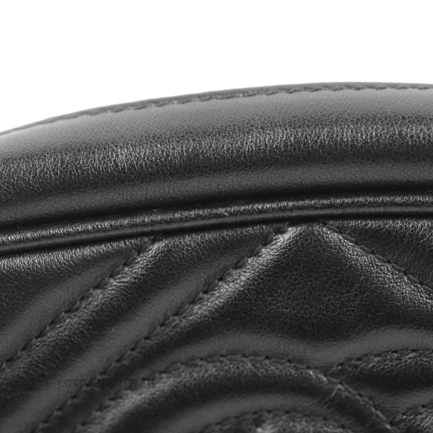 Gucci Mini Matelasse GG Marmont Camera Bag Black Calfskin Gold Hardware