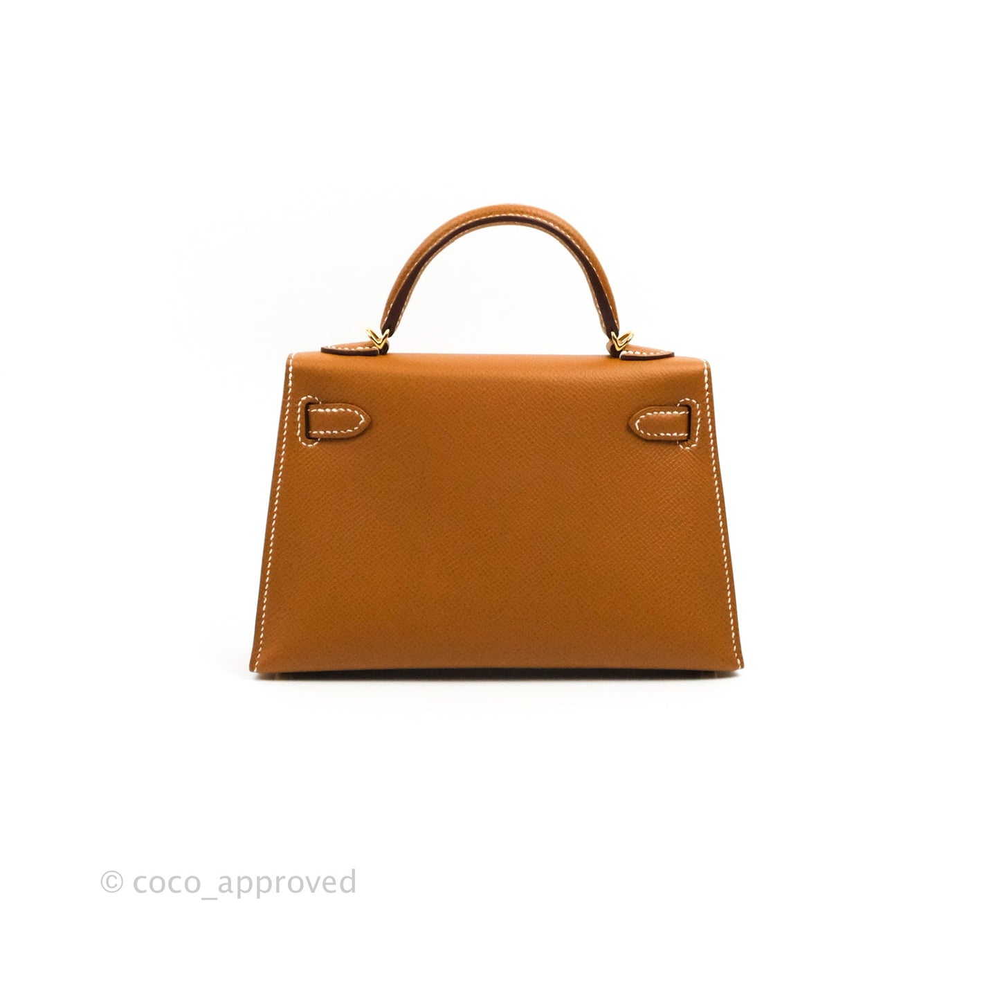 Hermès Mini Kelly II Gold Epsom Gold Hardware