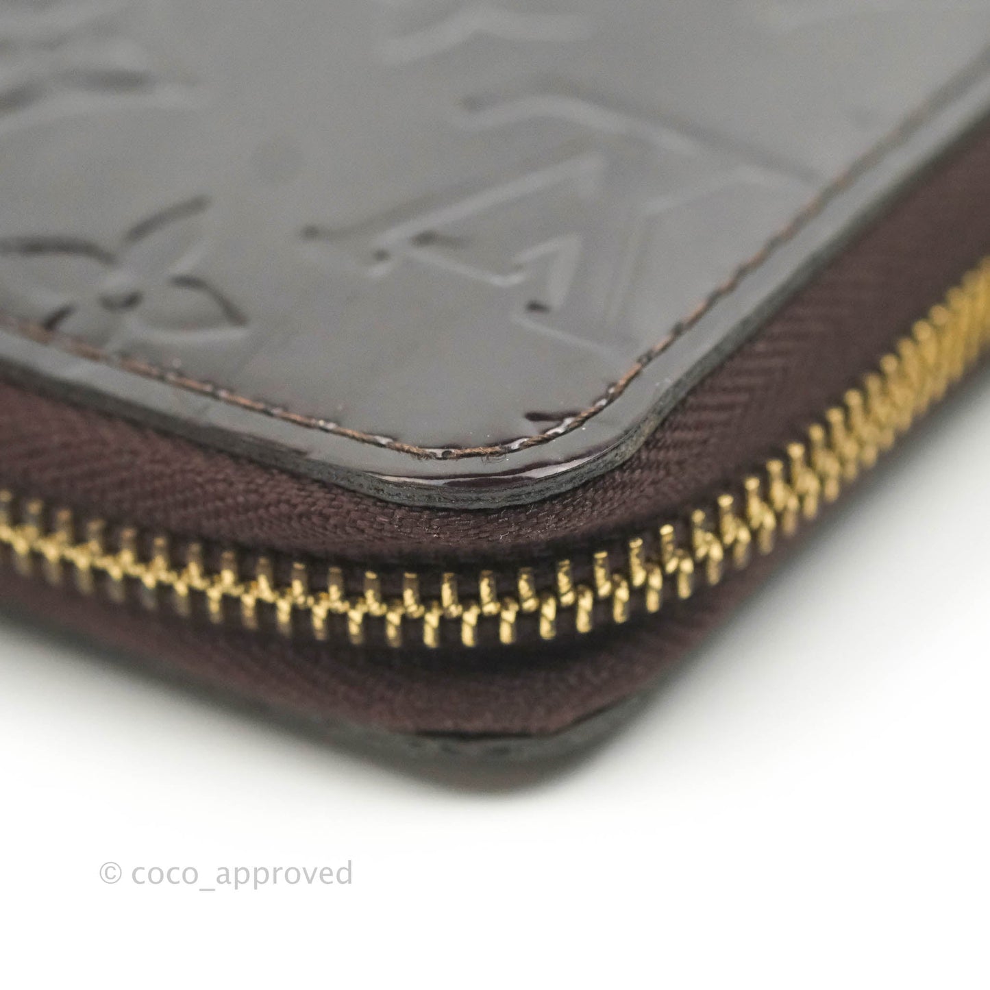Louis Vuitton Amarante Monogram Vernis Zippy Wallet