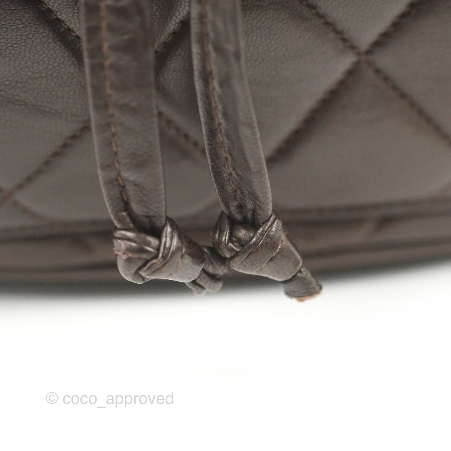 Chanel Vintage CC Duma Backpack Brown Lambskin 24K Gold Hardware