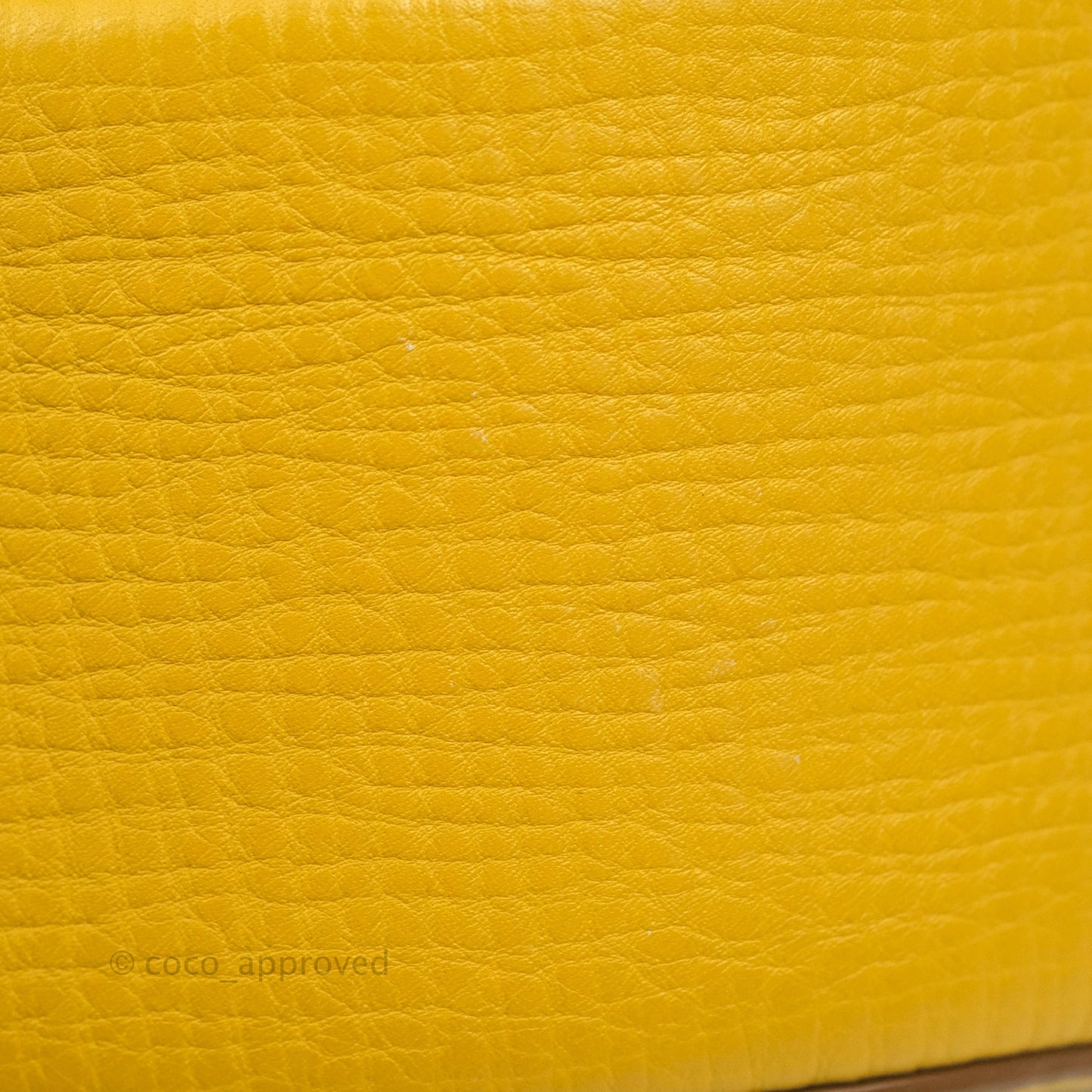 Bottega Veneta Palmellato Rounded Belt Bag Calfskin Yellow