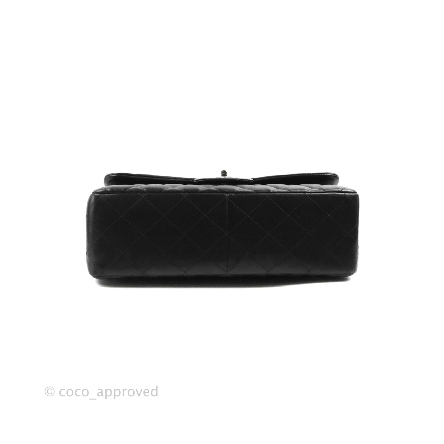 Chanel Jumbo Double Flap Black Lambskin Silver Hardware⁣⁣