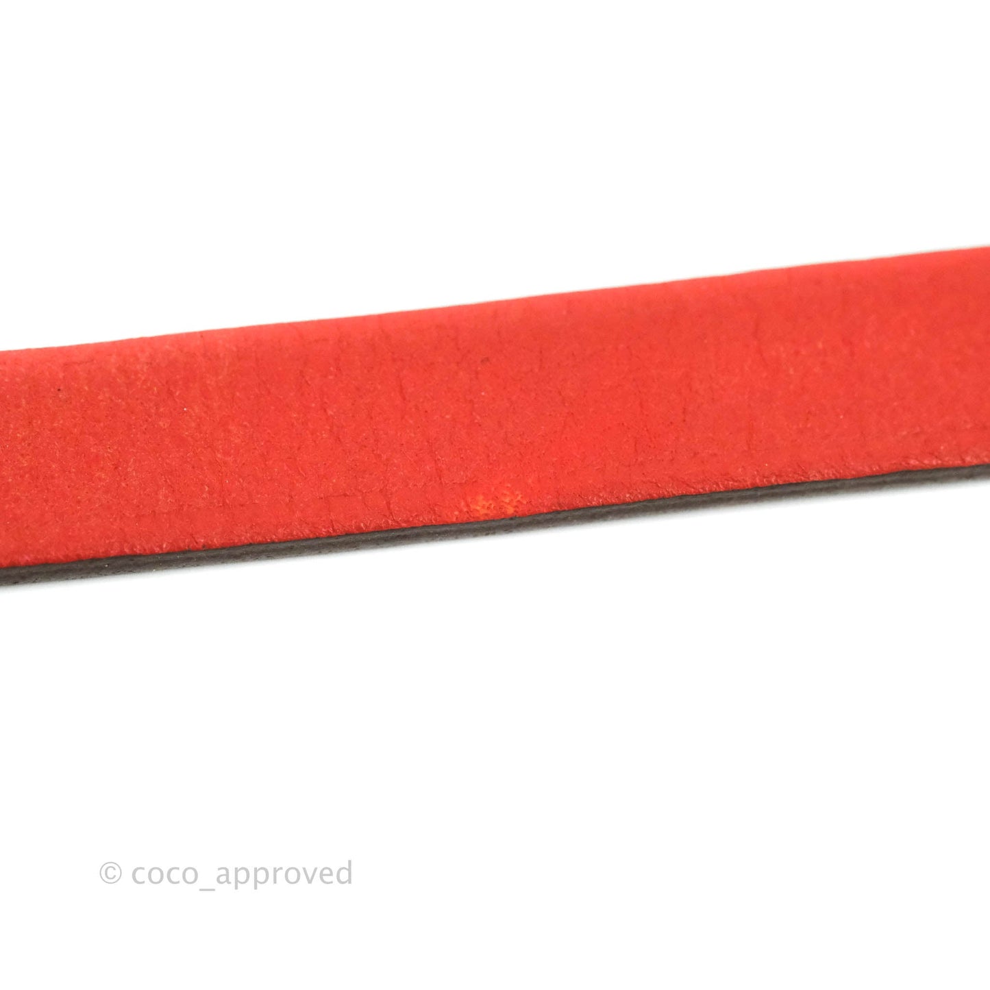 Hermès Veau Behapi Single Tour Bracelet Red/Purple