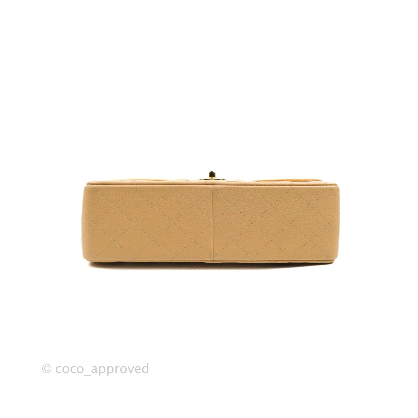 Chanel Jumbo Double Flap Beige Caviar Gold Hardware⁣⁣