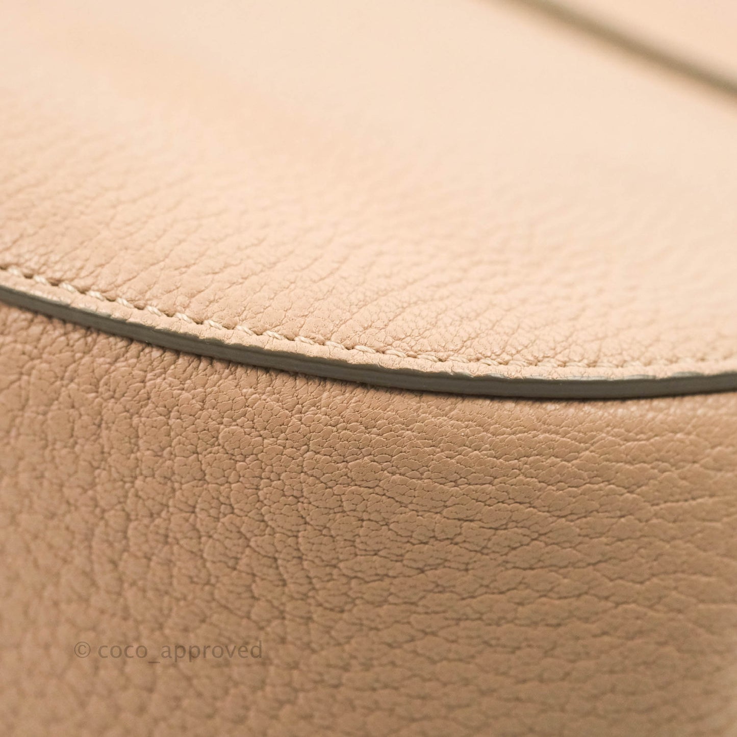 Chloe Drew Crossbody Bag Pink Grained Leather