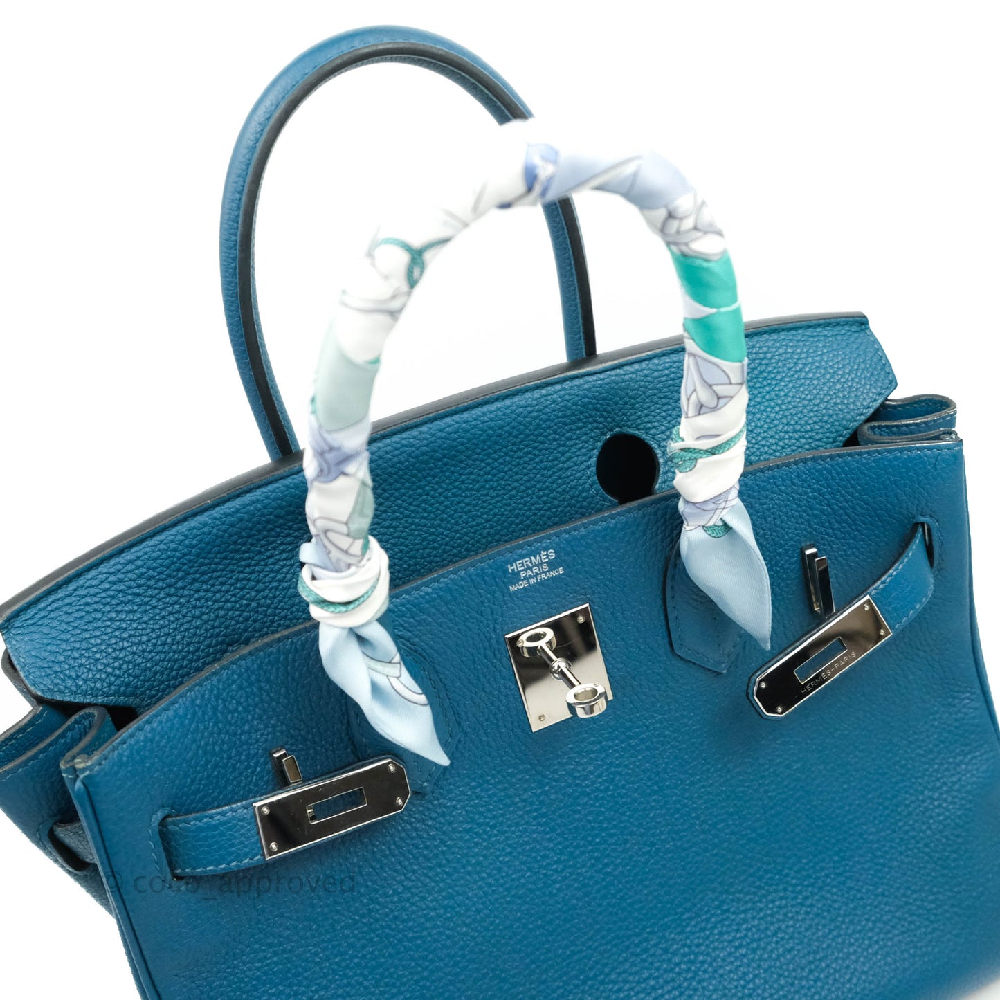 Hermès Birkin 30 Colvert Clemence Silver Hardware