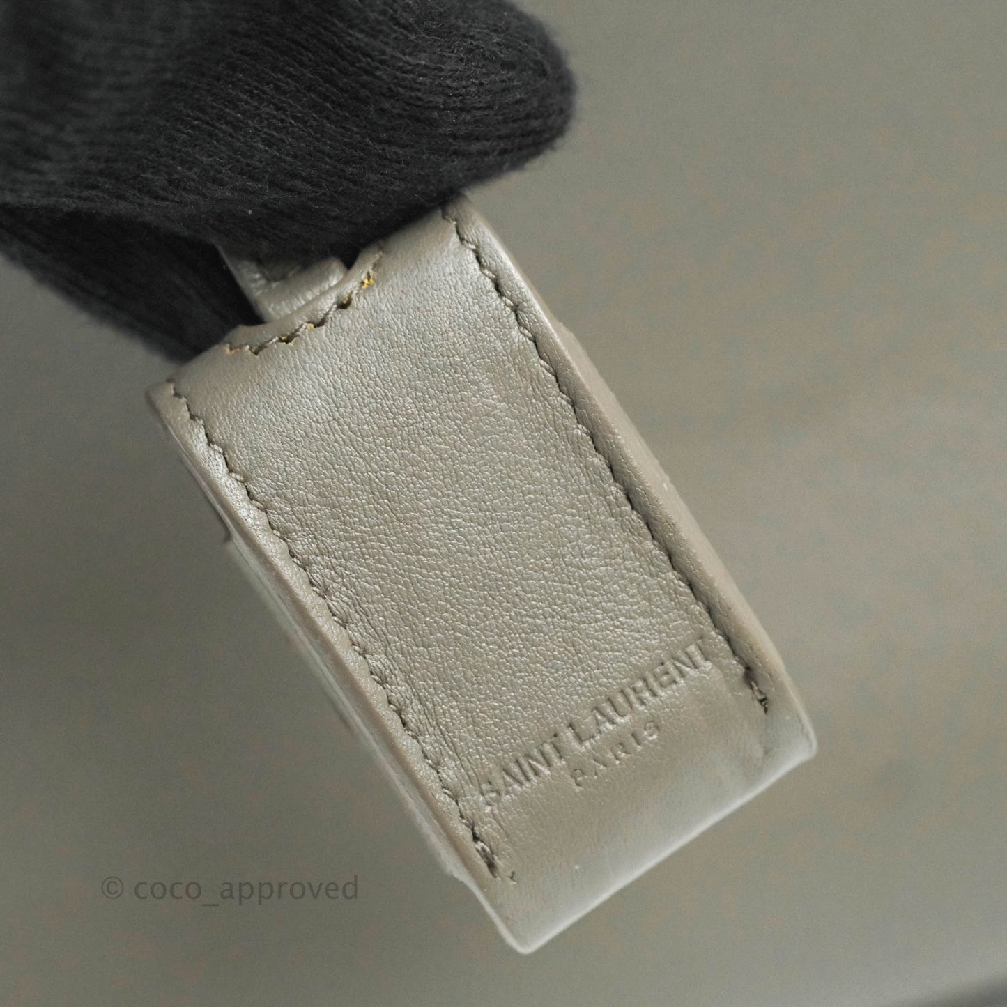 Saint Laurent Sac De Jour Grey Calfskin Baby