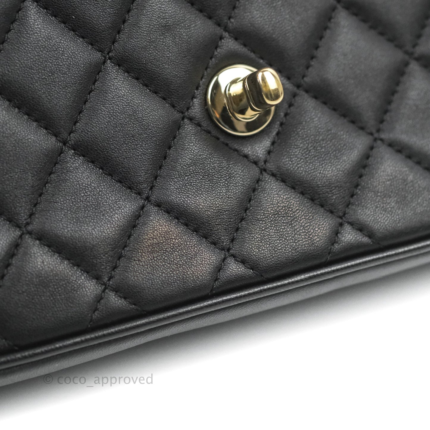 Chanel Quilted Small Citizen Chic Flap Black Lambskin Gold Hardware