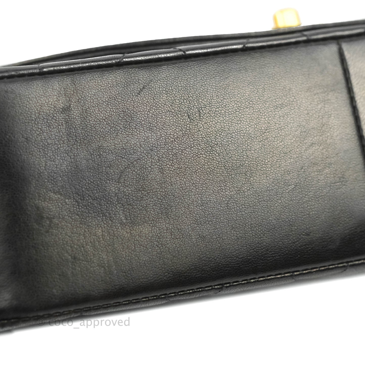 Chanel Vintage Quilted Medium Classic Diana Flap Bag Black Lambskin 24K Gold Hardware