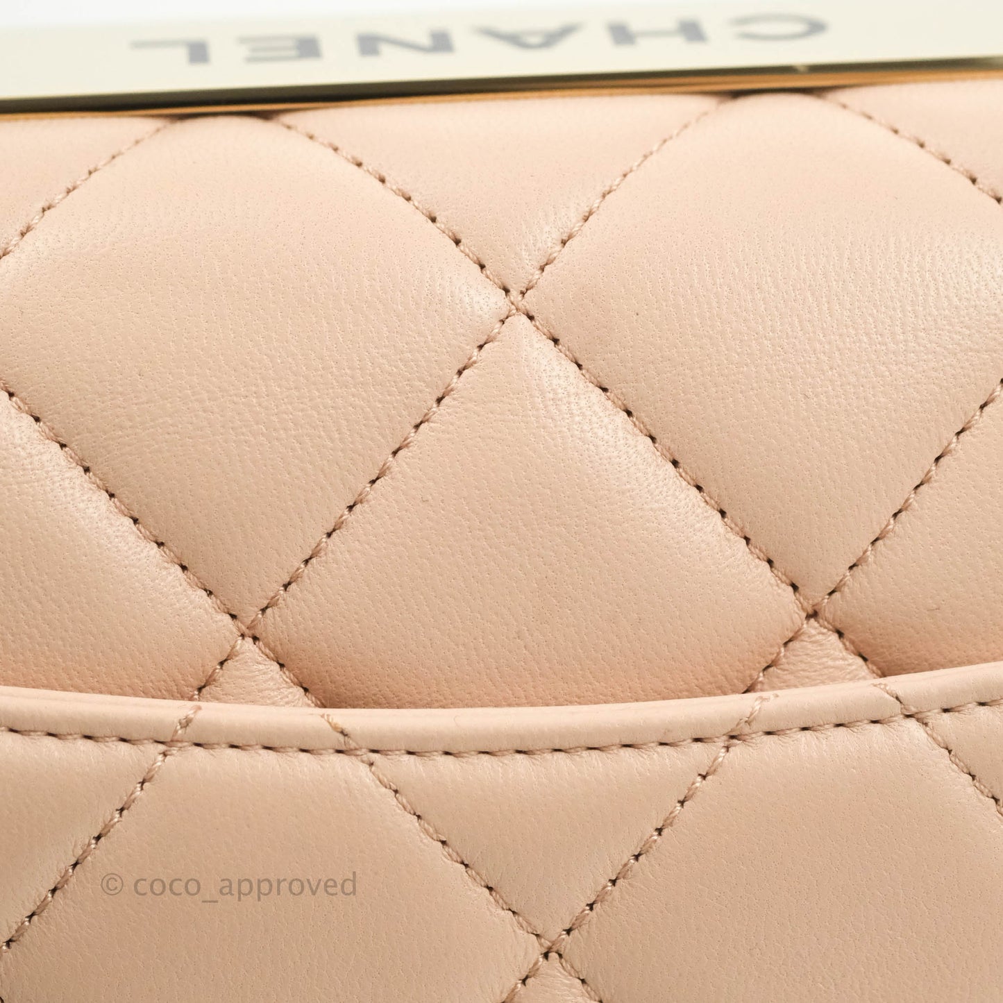Chanel Small Trendy CC Light Pink Lambskin Gold Hardware