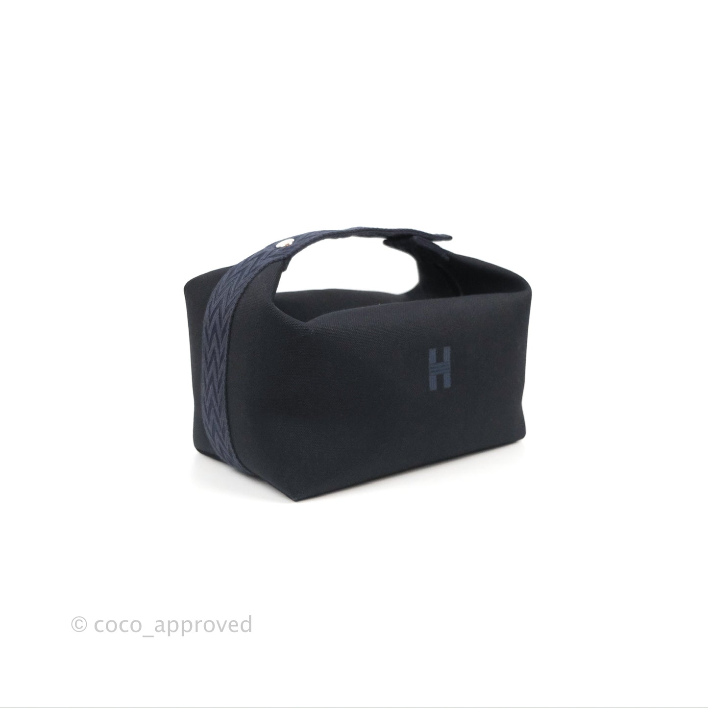 Hermès Large Bride-A-Brac Navy Canvas