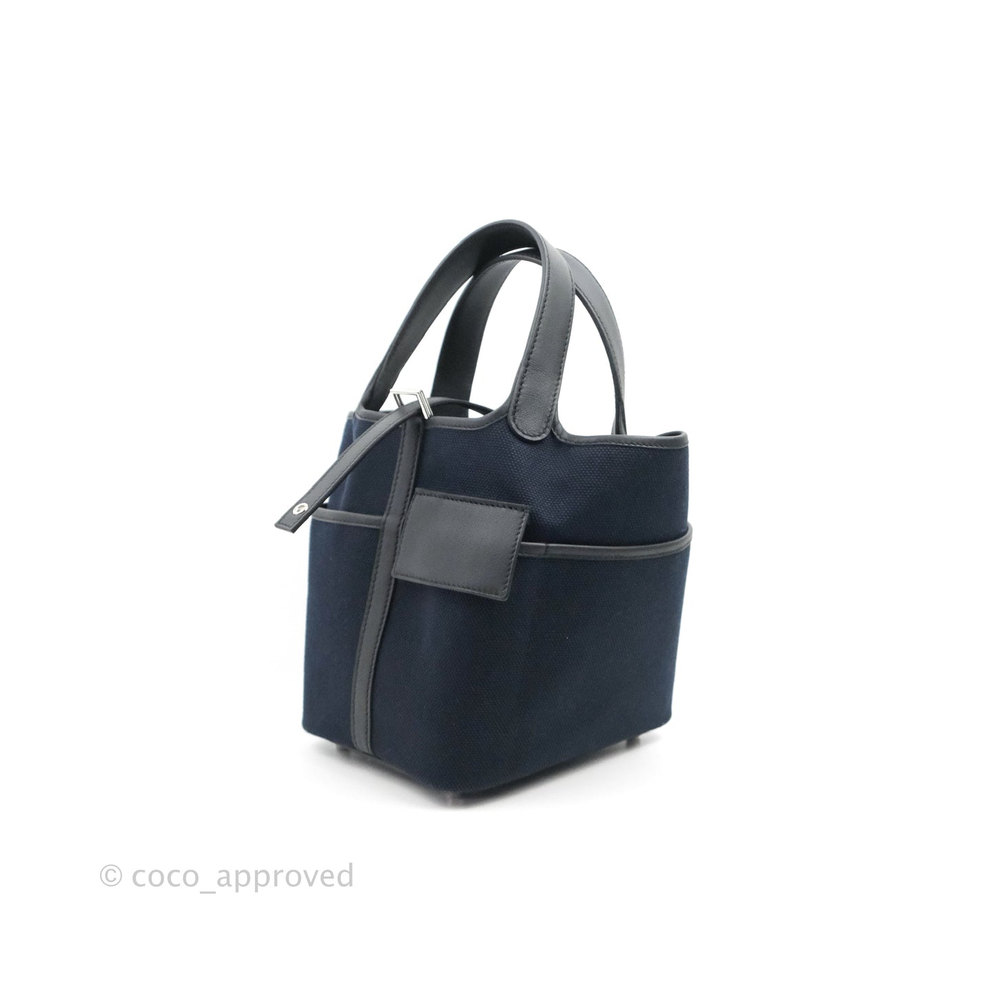 Hermès Picotin Lock 18 Bleu Marine Black Palladium Hardware