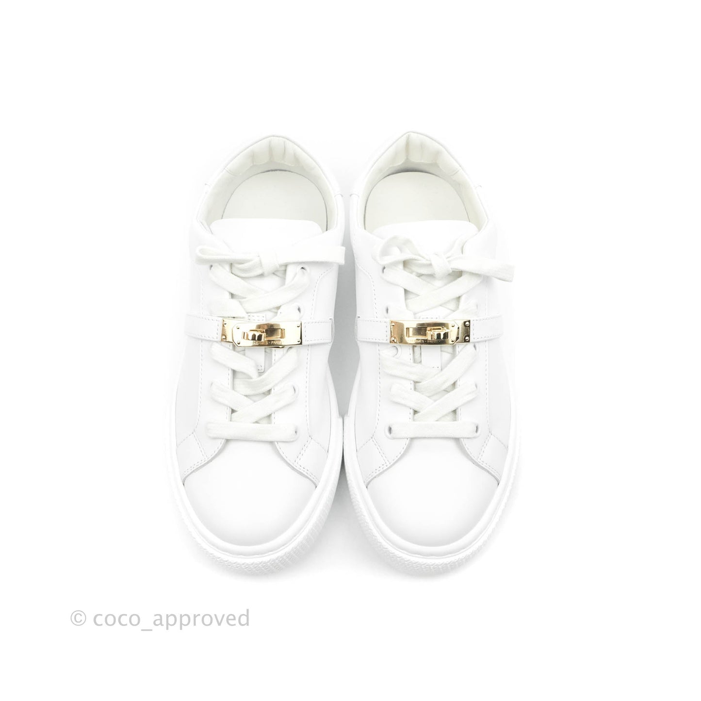 Hermès Day Sneakers White Size 37.5