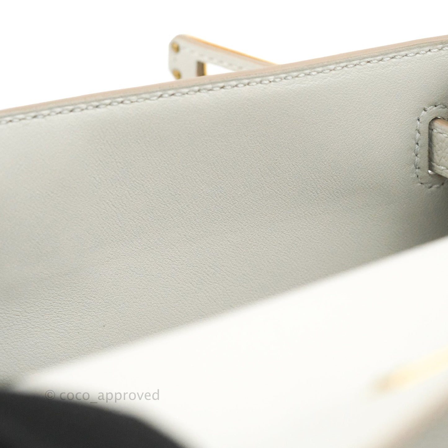 Hermès Kelly Danse II Bag Gris Perle 80 Evercolor Gold Hardware